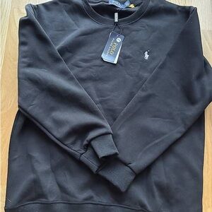 Polo by Ralph Lauren Men's Black Crewneck Sweater